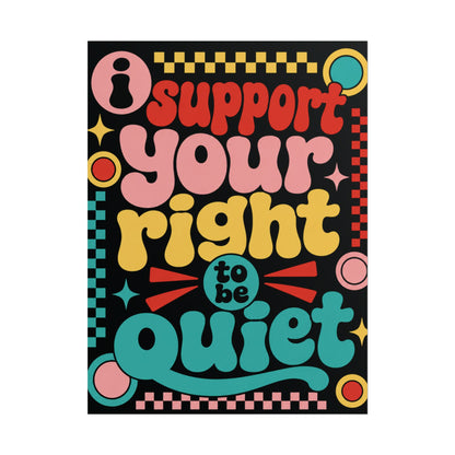 Apoyando tu Silencio - Póster