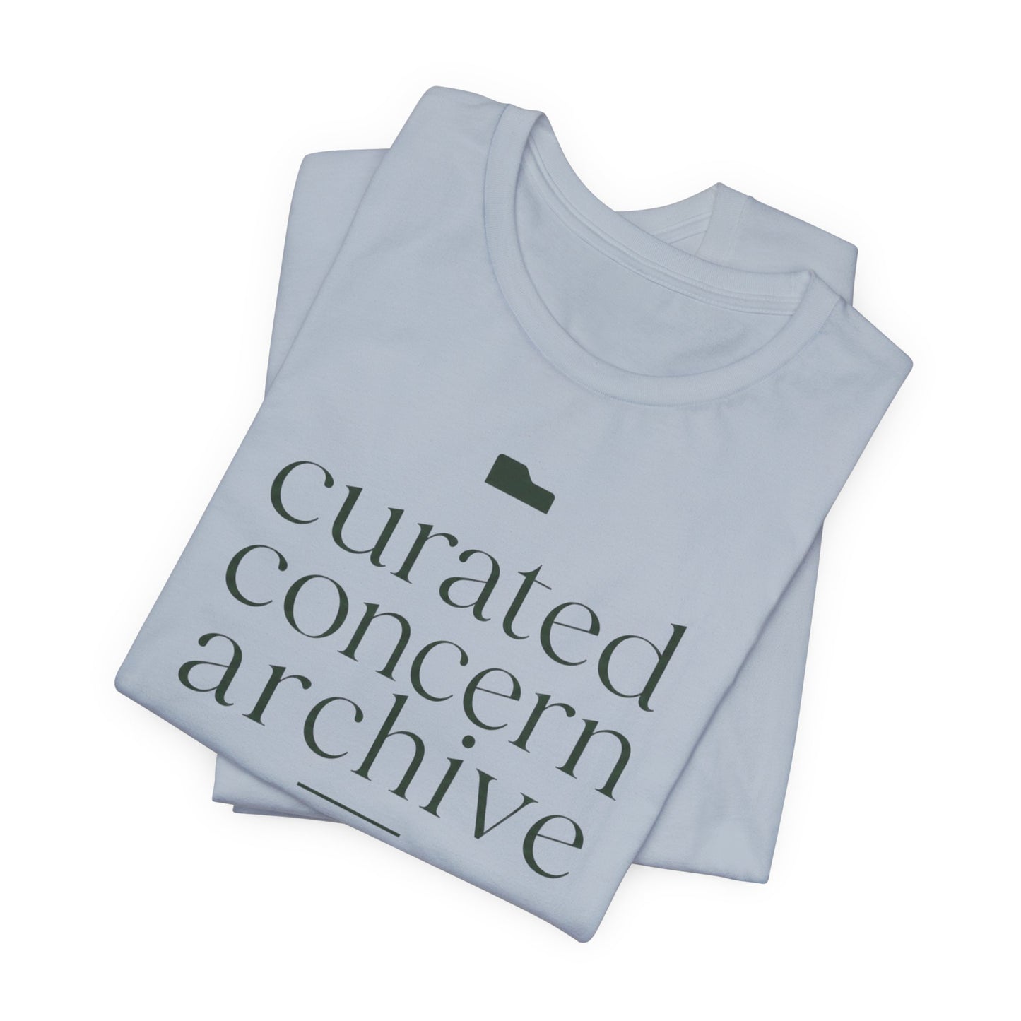 Camiseta "Archivo de Preocupaciones Curadas"