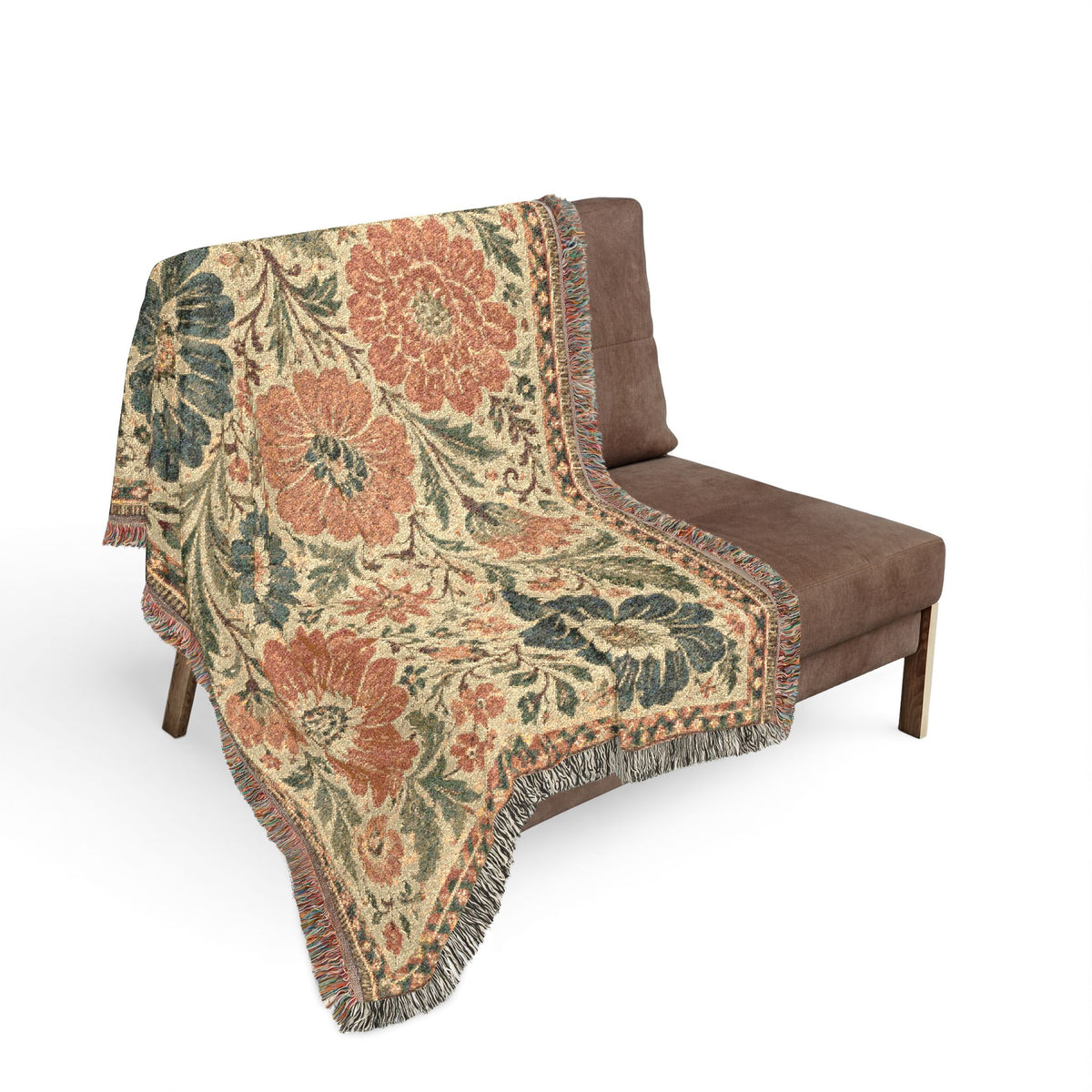 Faded Parlor Garden - Woven Blanket