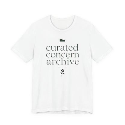 Camiseta "Archivo de Preocupaciones Curadas"