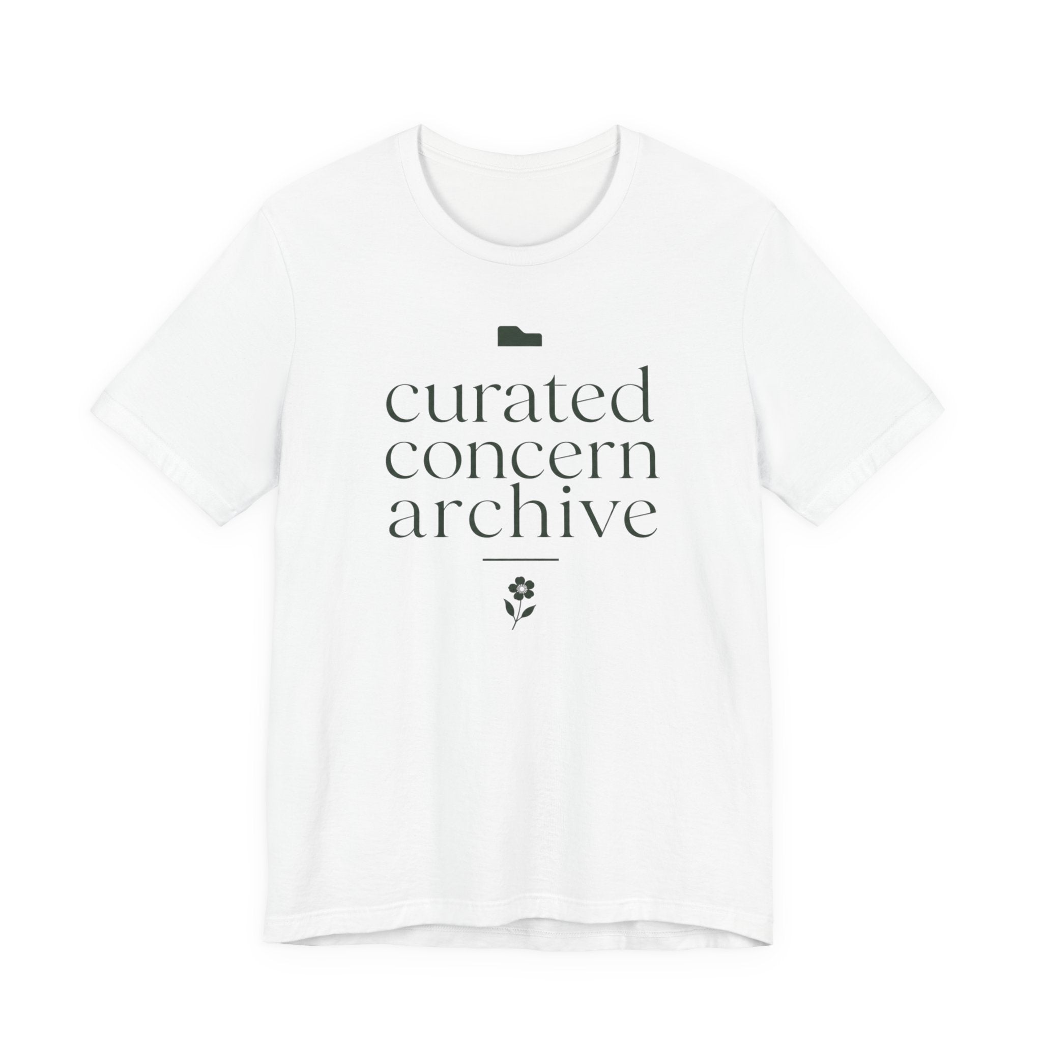 "Curated Concern Archive" T-Shirt