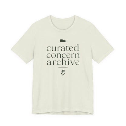 Camiseta "Archivo de Preocupaciones Curadas"