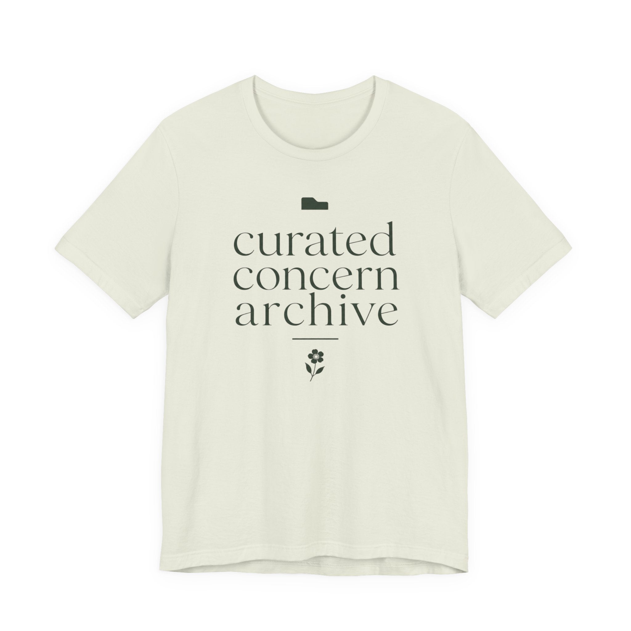"Curated Concern Archive" T-Shirt
