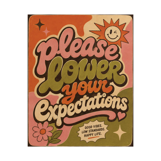 Baja esas expectativas - Póster