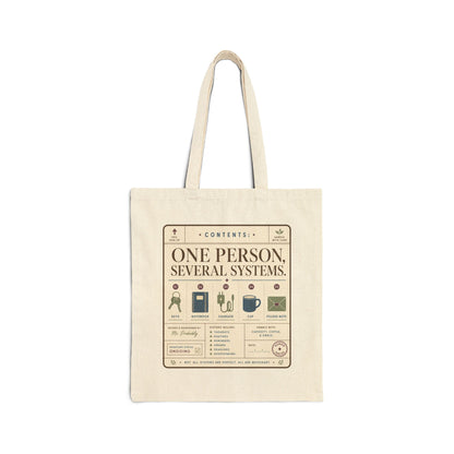 "One Person Several System" Tote