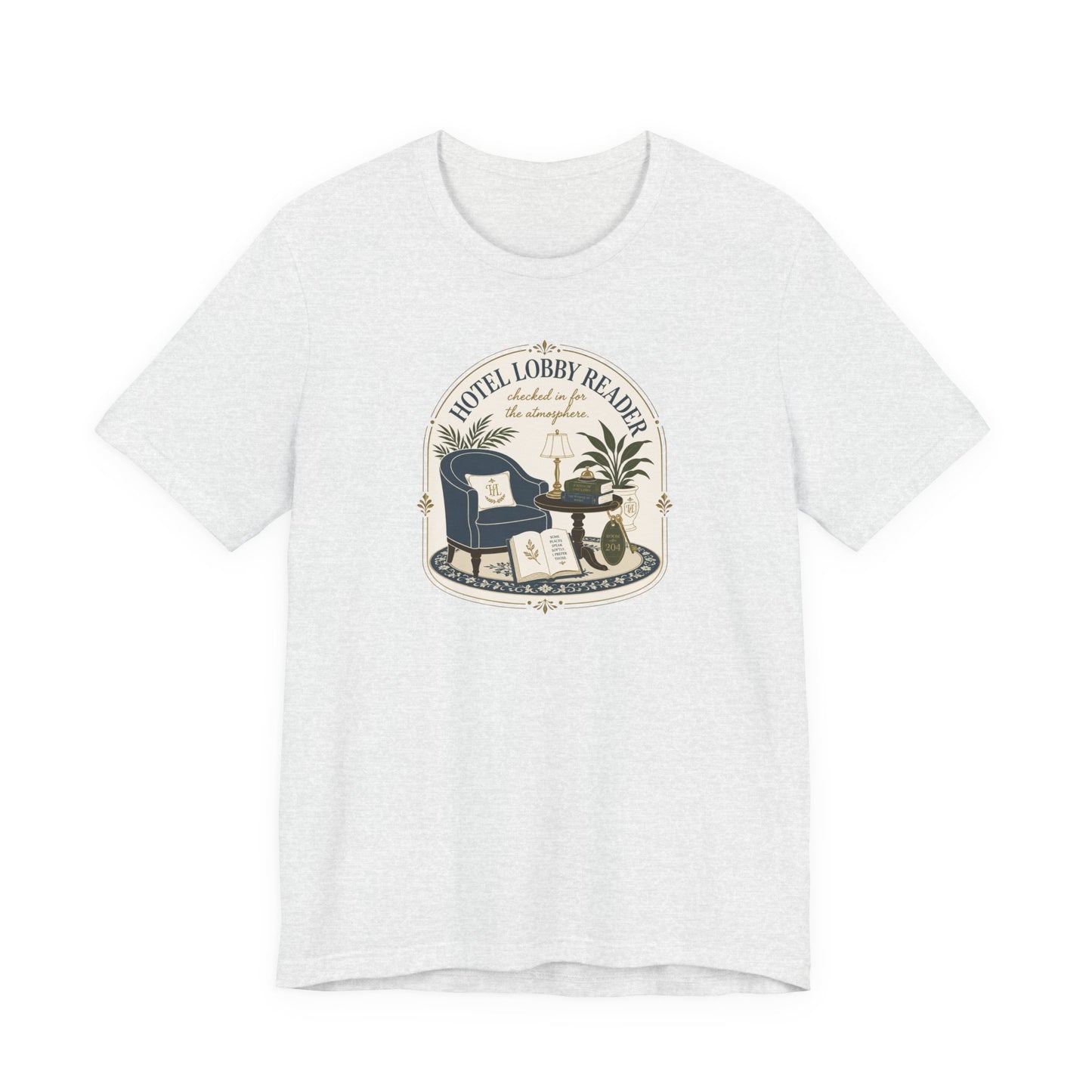 "Hotel Lobby Reader" T-Shirt