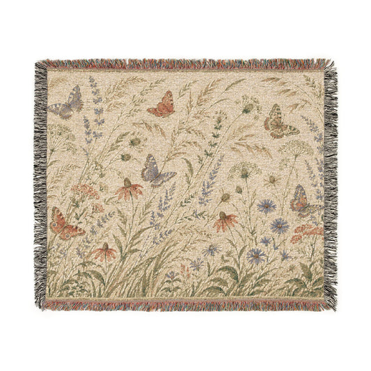 Butterfly Winds - Woven Blanket