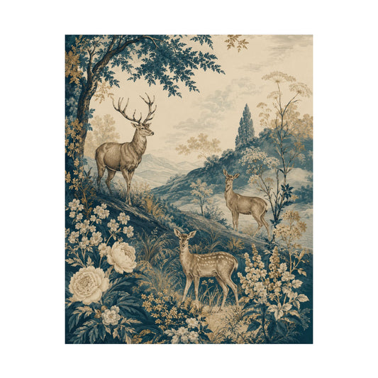 Teal Fields - Póster satinado