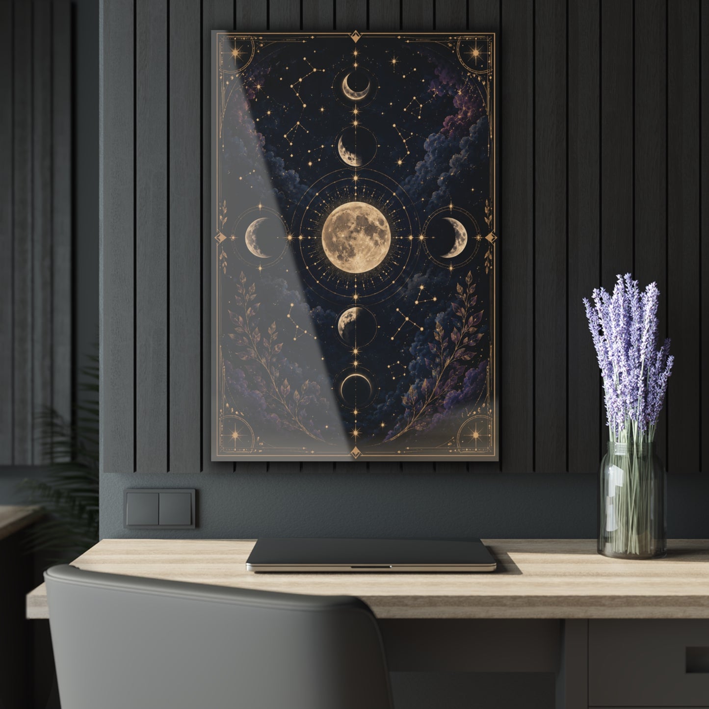 Moonscape - Acrylic Glass Art