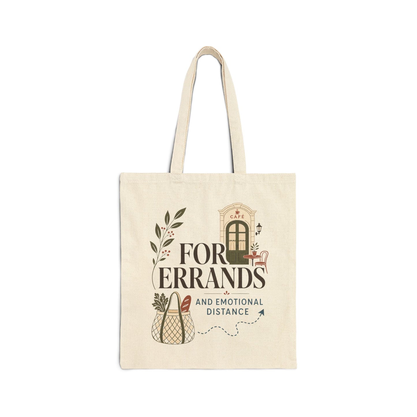 "For Errands And Emotional Distance" Tote