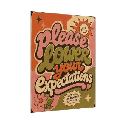 Lower Those Expectations - Poster