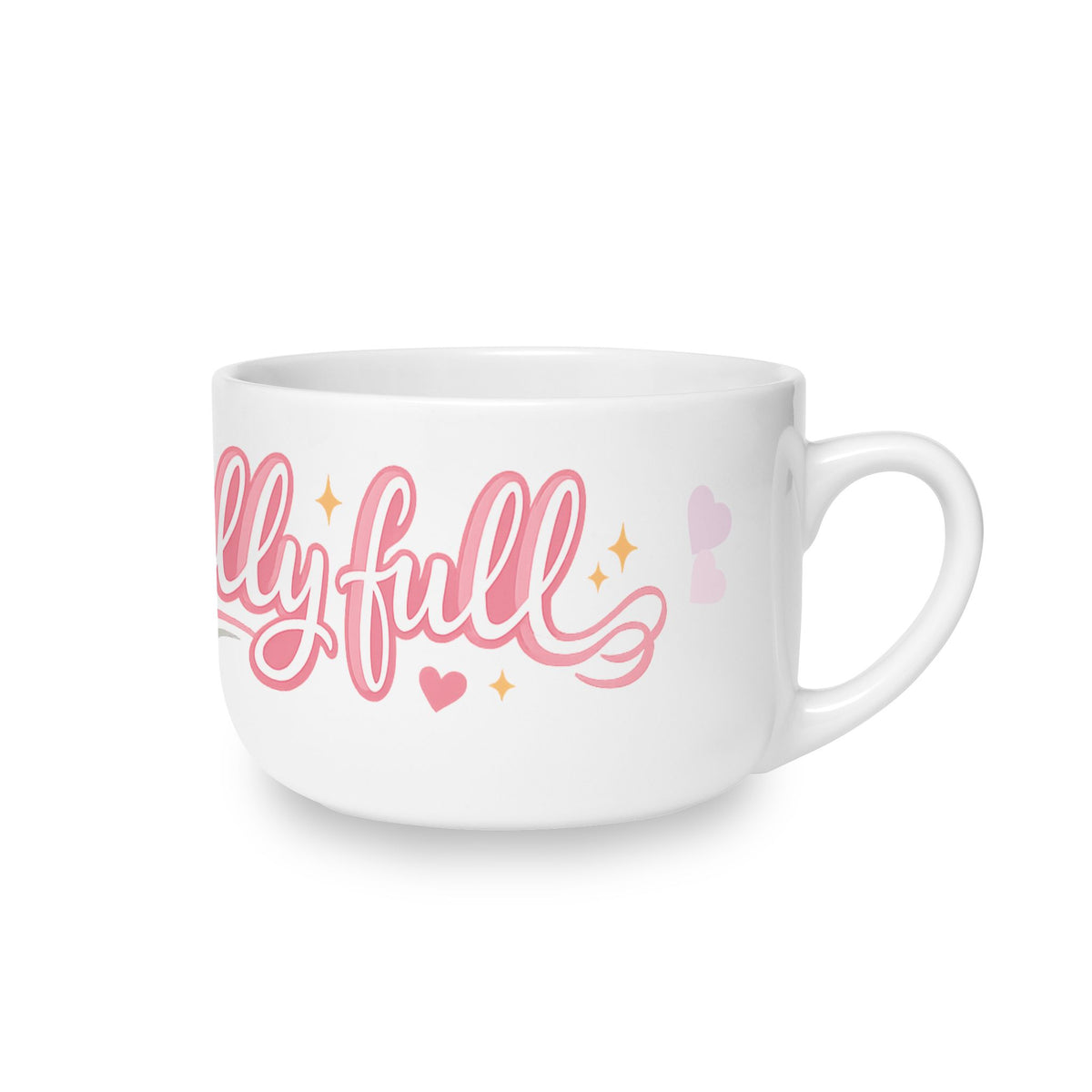 Emotionally Full - 25oz Latte Mug