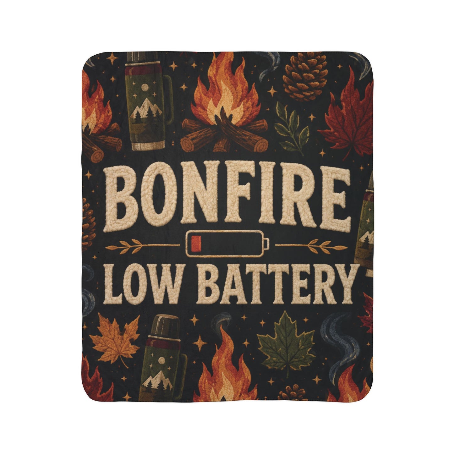 Bonfire - Sherpa Blanket