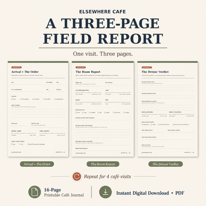 Field Notes: Café Edition
