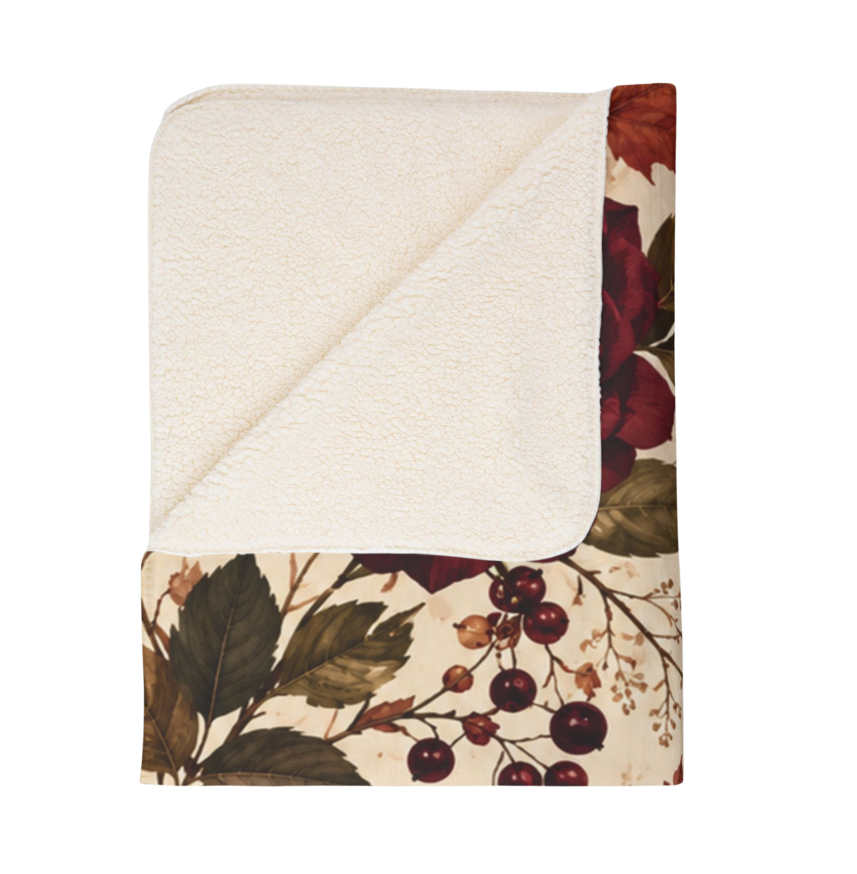 Rose Brush - Sherpa Blanket