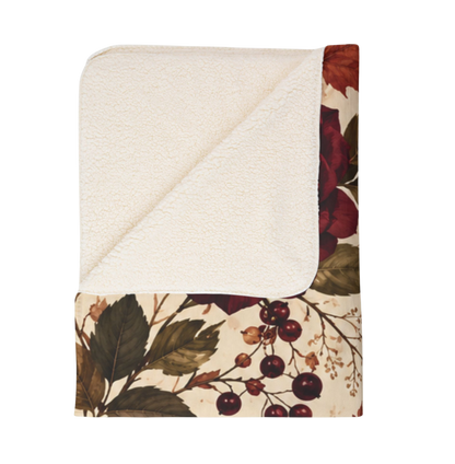 Rose Brush - Sherpa Blanket