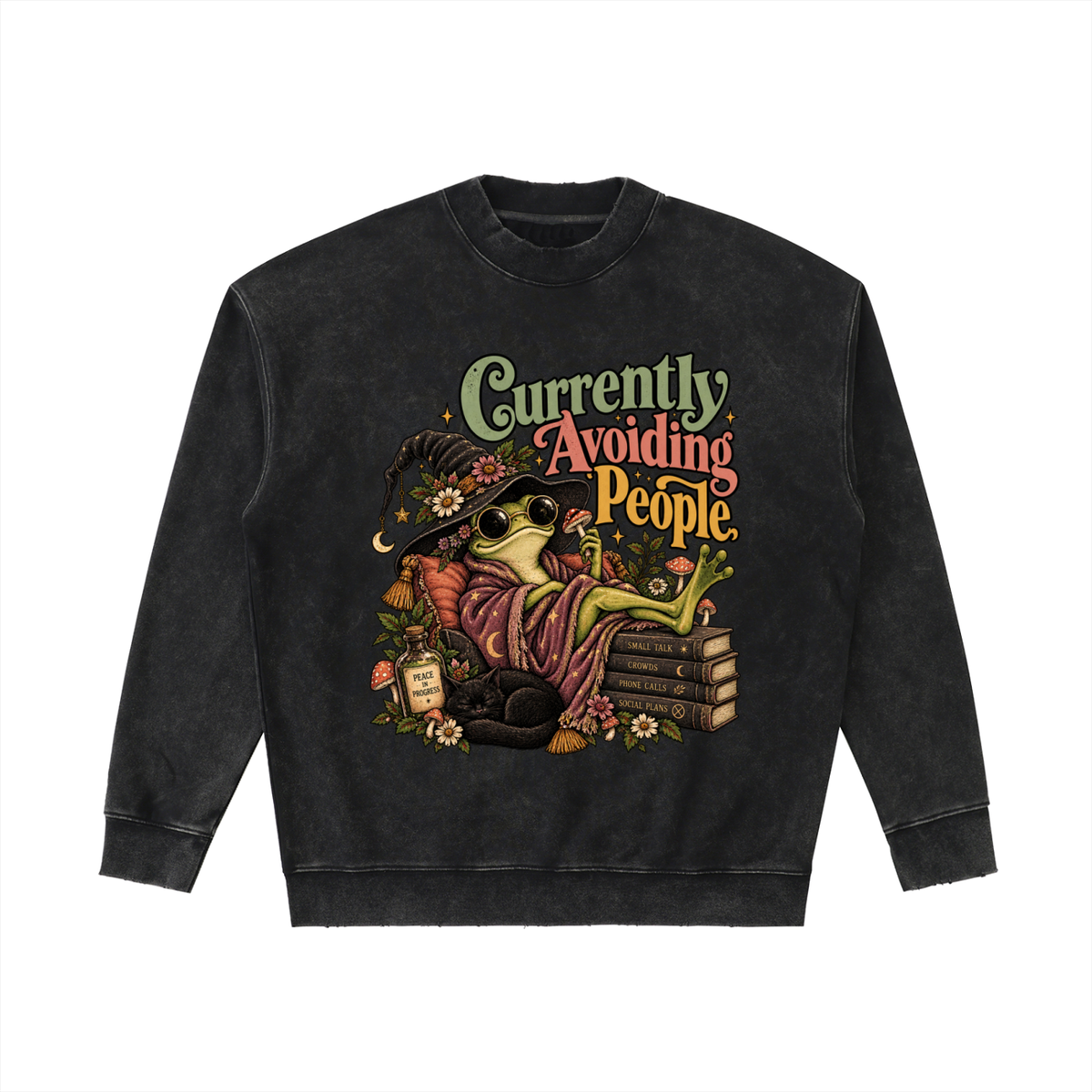 Currently Avoiding People Autumn Sweater