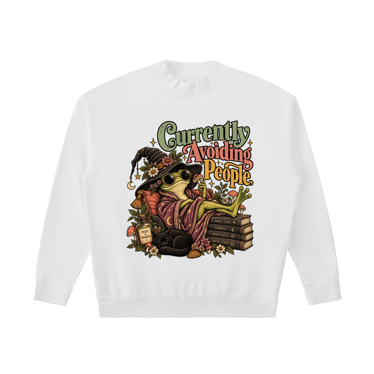 Currently Avoiding People Autumn Sweater